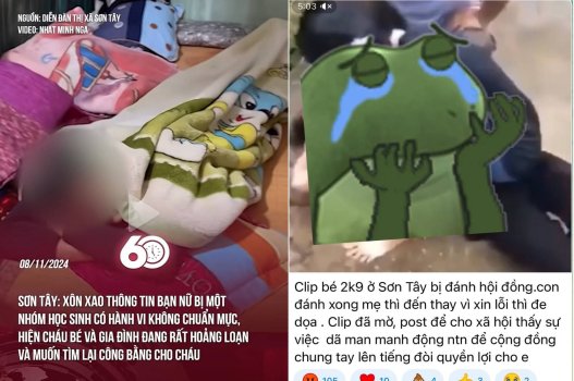 Đoạn video sex học sinh lớp 8 Sơn Tây khiến dư luận phẫn nộ