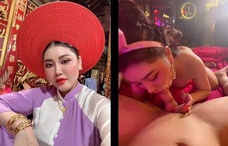 Thuỳ Linh đĩ lôn mút cặc người phục tùng lễ