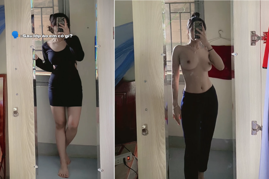 Cô sinh viên đáng yêu thích chụp hình nóng bỏng