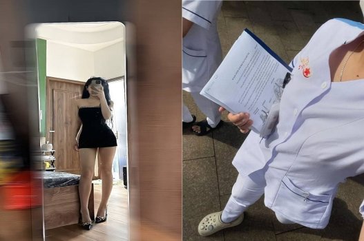 Em bé lớp 12 trường Y có đôi chân dài bất tận