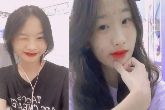 Đẹp nhưng có mụn, em nữ sinh hàng lại hấp dẫn