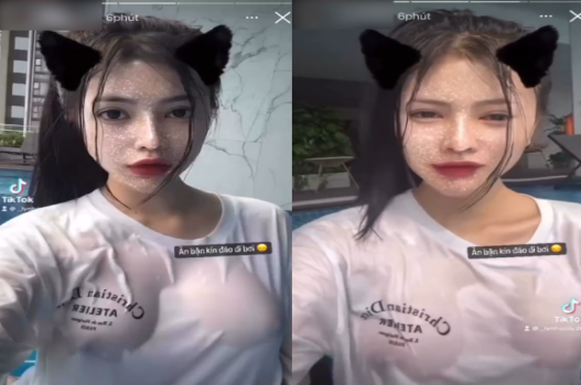 Ngọc Uyên với vòng một siêu to khổng lồ đang khao khát quan hệ tình dục tại bể bơi