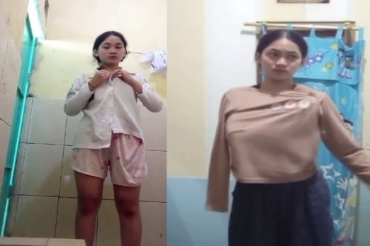 Nữ sinh tắm muốn show body cho bạn bè