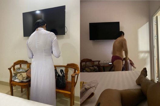 Clip sex cô giáo và phụ huynh âu yếm